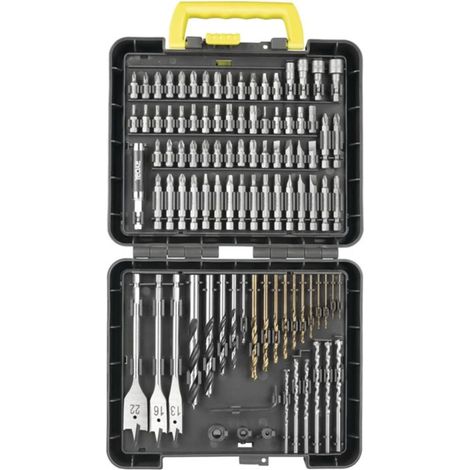 115843 Ryobi Bohrer- und Bit-Set 95-teilig.