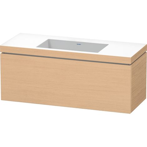 Duravit L-Cube c-bonded Set wandhängend, 1 Auszug, ohne Überlauf, (1/2)