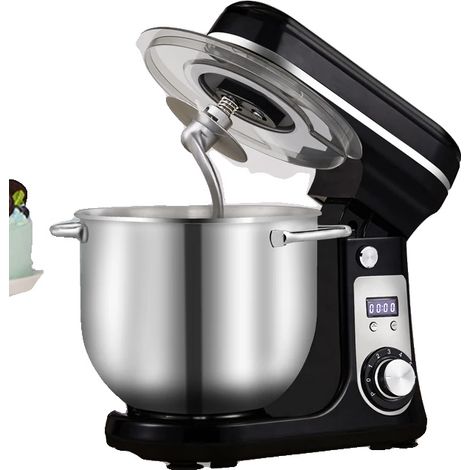 Robot de cuisine, contrôle à 6 vitesses, puissance de 1200W, Noir, UE (1/2)