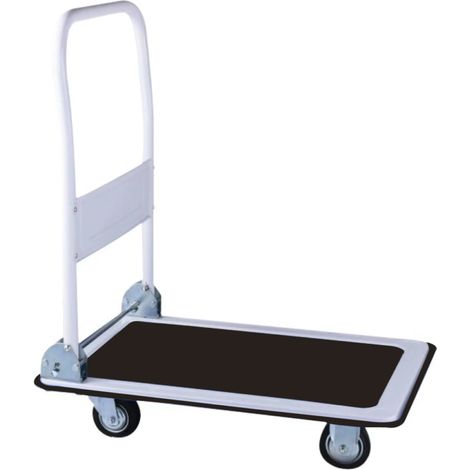carrello trasporto pieghevole eurogarden con manico e ruote pivotanti in acciaio portata 150 kg 73,3x47,7x83 cm (1/4)