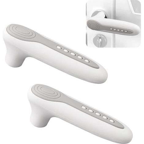 Pack Anti-Static Silicone Door Handle Covers for Square and Flat Door Handles