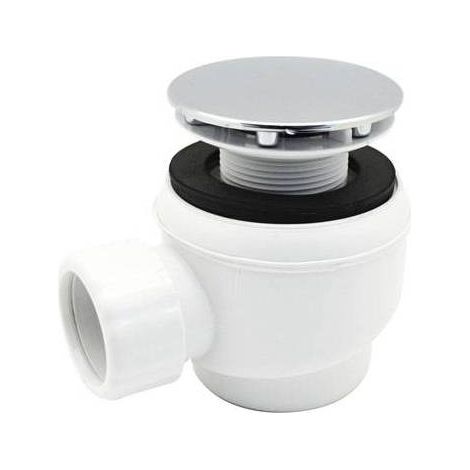 Piletta sifone valsir per doccia attacco universale cromata piastra abs diametro mm 40