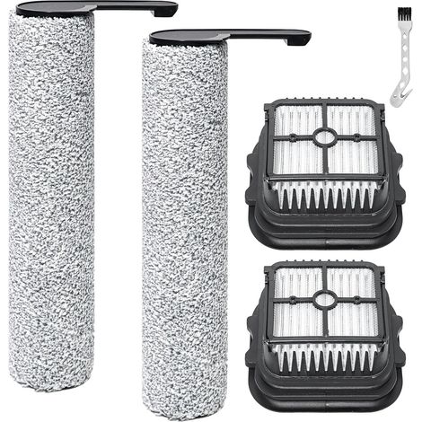 Pièces de rechange pour aspirateur eau et poussière JONR ED12 Pro Max : brosse rotative, 2 brosses rotatives, 2 filtres HEPA et 1 brosse de nettoyage. (1/5)
