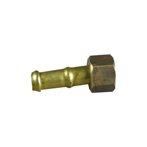 Connettore in ottone BS 13, diametro 12,5, dado M20x1,5, spruzzatore