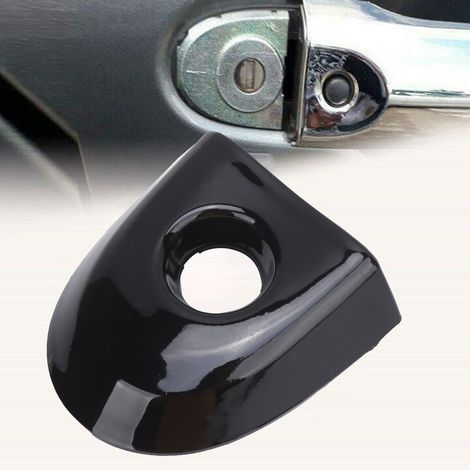 Cache de serrure de porte côté conducteur 806441KK0D pour Nissan Juke et Micra, noir (1/5)