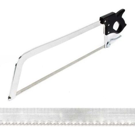 XL Scie Boucher professionnelle Manuelle Outil Cuisine Gastronomie Lame Charcutier Viande Gros Os (1/5)