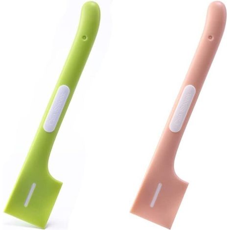 Cuillère d'alimentation pour animal domestique, cuillère à nourriture pour chien, pelle à nourriture pour chien, pelle à nourriture pour chat, 2 pièce (cuillère de conserve)(rose+vert) (1/5)