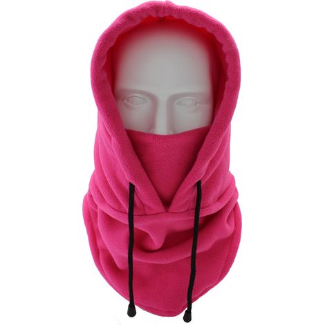 Masque Visage Hiver Antivente - Balaclava Polaire Chaud pour Ski Moto Vélo Randonnée - Taille Unique (1/5)