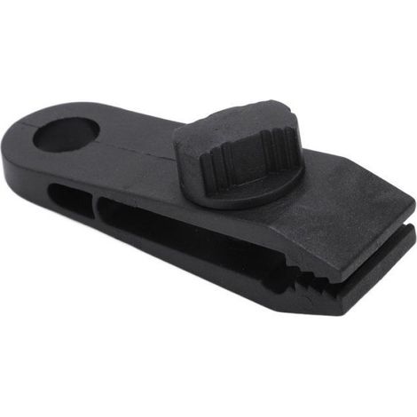 Pinces de fixation pour bâche, légères, en plastique, avec boucle en spirale, pour le camping (1/5)