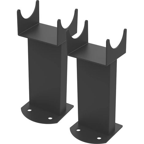 Floor Mounting Brackets for Flat Panel Radiator 2PC/Set (Black)