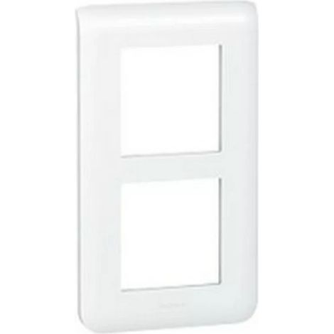 Legrand 078854 – Prog-Mosaik-Spezialrenovierungsplatte – 2x2 vertikale Module – Weiß