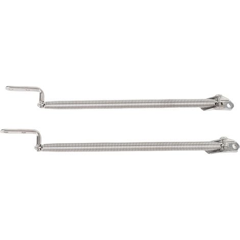 Ortviai Support à ressort pour trappe de bateau en acier inoxydable 190 mm – Lot de 2 pour portes de placard relevables (1/5)