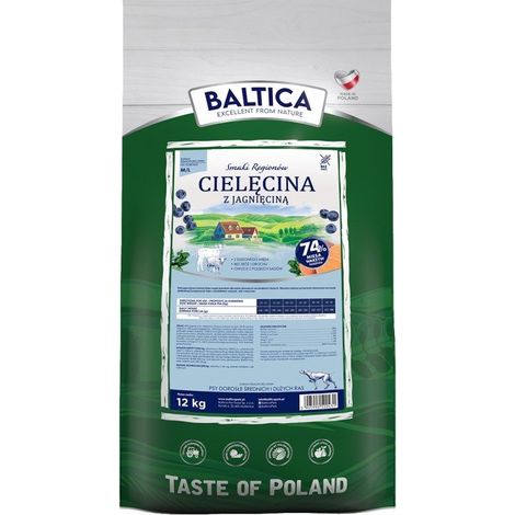 SAVEURS DES RÉGIONS BALTICA Veau à l'agneau M/L 12 kg