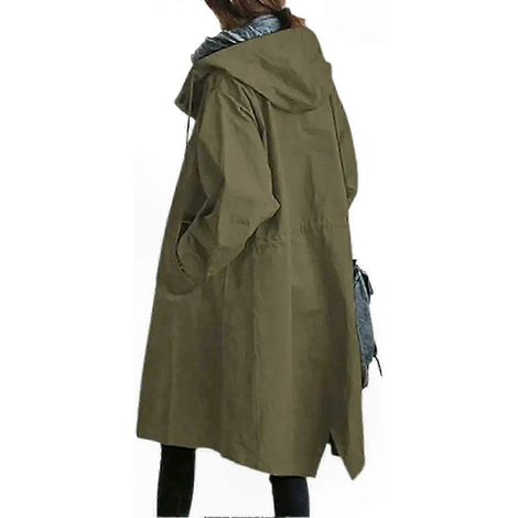 Wasserdichte Damenjacke mit Kapuze – Leichte, winddichte Jacke zum Wandern und für Outdoor-Reisen (1/4)