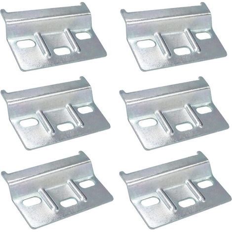 BUNTHAUS CSPARKV 6 PCS Rail de Suspension Fixation Plaque Support placards Meubles Rail de Suspension pour Meuble 60mm placard de cuisine placards Meubles Penderie