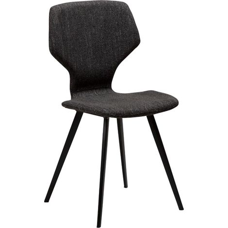 S.I.T Dan-Form Esszimmerstuhl Bouclé schwarz.
