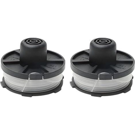 Bobine filetée de rechange pour tondeuse à gazon,Compatible avec Makita 18V dur181/RF/Z,195858-1/196145-9 rechange pour coupe-herbe,Inclus:2 bobines rechange (1/4)