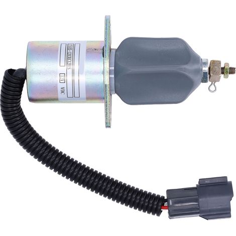 Électrovanne d'arrêt carburant Stop Solénoïde Coupure Huile pour Hyundai R210-5 R60-5 R335-7 12V 1751ES-12A3UC12BIS (1/5)