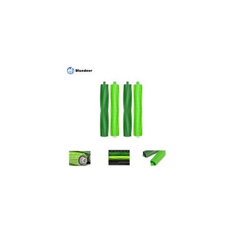 4 piezas de repuesto para iRobot Roomba E5 E6 I6 I6+ I3 I3+ I4 I4+ I7 I7+ I8, rodillo de repuesto para robot aspirador FX (1/5)