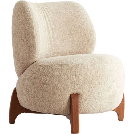 Sedia BINOA legno crema marrone 72,5x70x79 cm Light & Living (1/3)