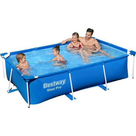 Piscine Bestway Steel Pro - 259 x 170 x 61 cm - Rectangulaire (1/5)