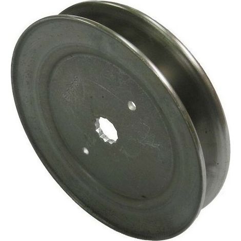 Poulie palier lame tondeuse AYP 42-50cm – Diamètre 127mm, axe dentelé 12 dents – Compatible Bernard Loisirs et