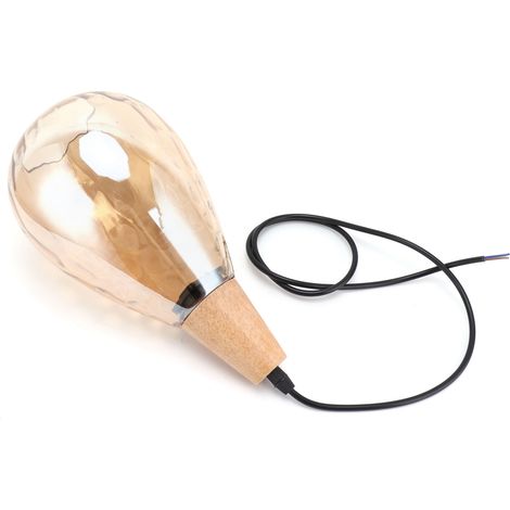 E27 Glas-Pendelleuchtenfassung, moderne Hängeleuchte, ohne Leuchtmittel, 16 cm, Wohnzimmerdekoration, 220 V (1/5)