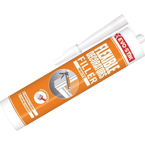EVO-STIK 30613342 Decorators Flexible Acrylic Filler White C20 EVODFFW (1/3)