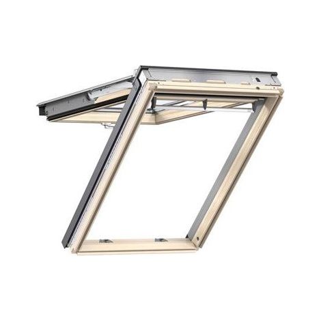 Fenêtre de toit VELUX à projection - Tout confort - Finition bois - GPL CK04 3057 55x98
