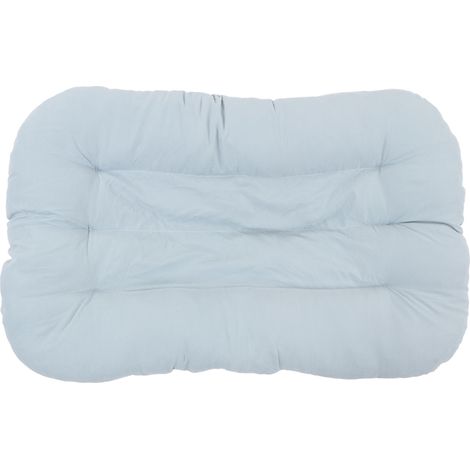 Chaise longue pour bébé en forme d'utérus biomimétique, nettoyage détachable, en coton doux, couffin pour nourrissons, bleu (1/5)