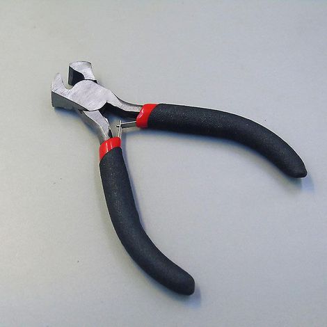 mini Pince Coupante Diagonale  Bec Long Pour La Fabrication Rouge Et Noir De 4,5 Pouces De Bijoux Et De Perles Double Ressort (1/4)