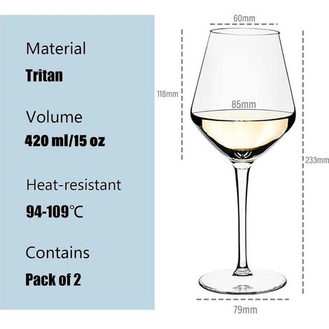 Verres à Vin Flottants pour Piscine 420ml, Lot de 2 Verres à Vin Plastique en Tritan Verres a Champagne en Incassables Piscine Flottante Verre a Vin Rouge Pique-nique Verre a Vin (1/5)