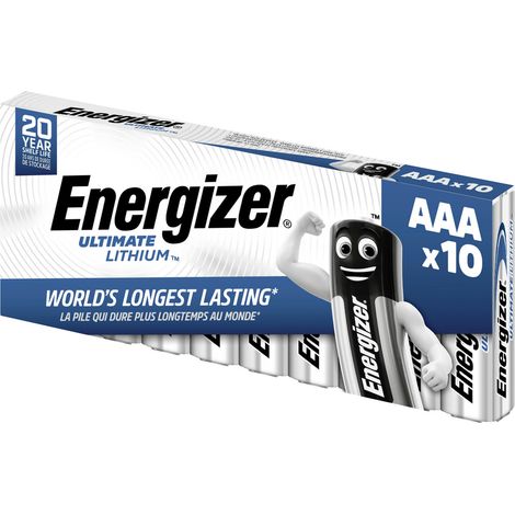 Energizer Ultimate FR03 Micro (AAA)-Batterie Lithium 1250 mAh 1.5 V 10 St.