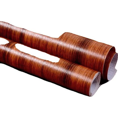 Papier Peint Vinyle, Motif Bois, Imperméable et Résistant à l'Humidité, 40CMx300CM-a, Huangchanmu (1/2)