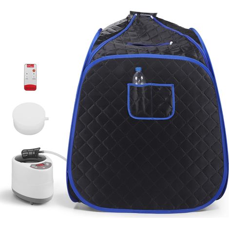 Portable Steam Sauna, Home Spa Cabin with 2.6L Steam Generator, Foldable Sauna Quick Heating, Remote Control
