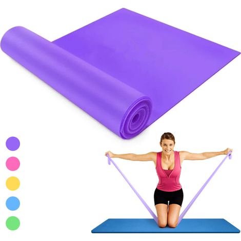 Widerstandsband für Yoga (59 x 5,9 Zoll), ideal für Dehnübungen, Physiotherapie, Fitness und Pilates. (1/5)