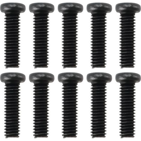 Lot de 10 Vis de Support TV M4x14 Mm en Acier Au Carbone de Remplacement Compatible avec Samsung BN96-38693A pour Fixer La Base Au Téléviseur (1/5)