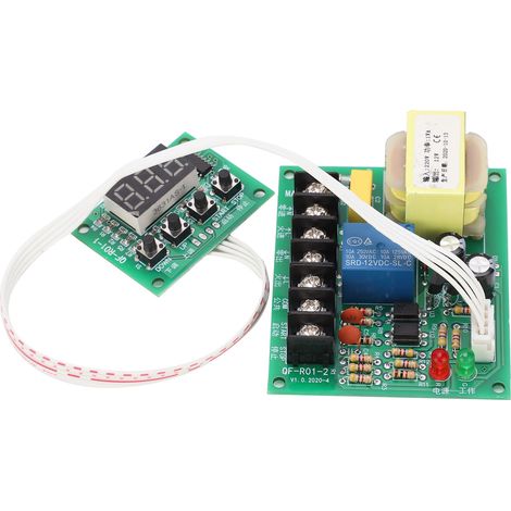 Relais Temporisé Module Optocoupleur Isolation Minuterie Industriel QF-R01-2 220V (1/5)