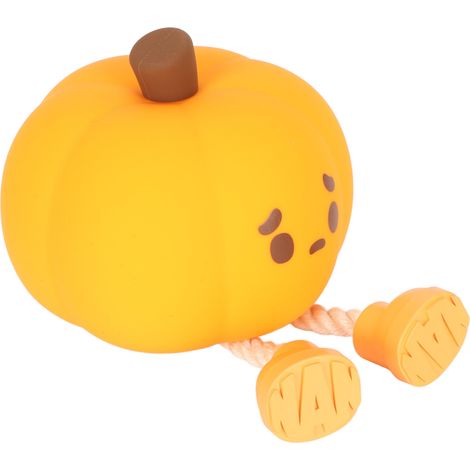 Veilleuse citrouille innovante et mignonne, protection des yeux, veilleuse décorative rechargeable en silicone pour chambre d'enfant, intérieur (1/5)