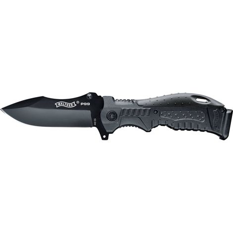 Walther P99 Knife 5.0749 Couteau d'extérieur avec étui, avec poignée interchangeable noir (1/4)
