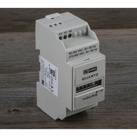 Compteur RS PRO Heures 270460 V c.a., 90264 V c.a. Analogique 6 digits ( Prix pour 1 ) (1/4)