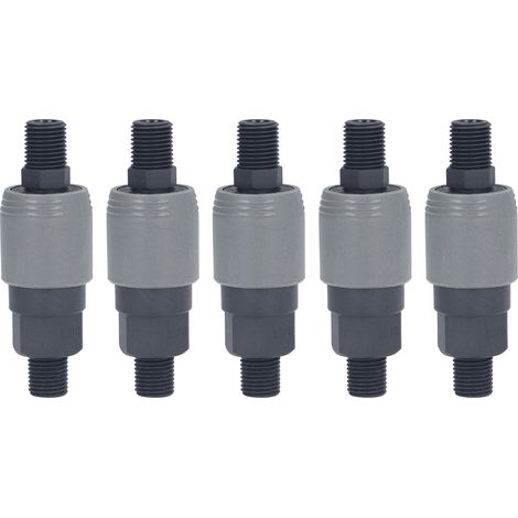 5 raccords de tuyau autobloquants à connexion rapide de type C pour machines et électronique (SM+PM-20) (1/5)