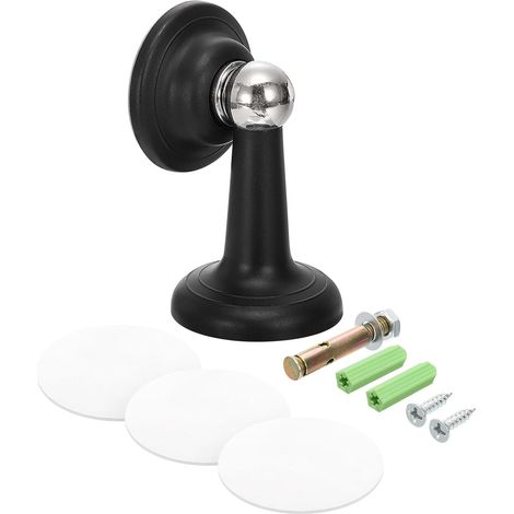 Magnetisch Tür Haftmagnete Türstopper Fangboden Türhalter Wandhalterung Bodenmontage Schwarz (1/5)