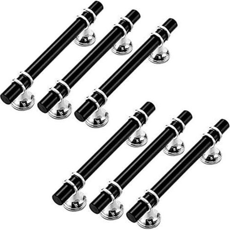 6pcs poignee de cuisine 128mm poignée meuble argenté-Poignee de Meuble Cuisine Inox Poignée de Porte Poignée Cuisine (1/5)