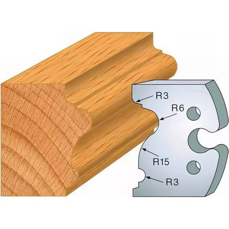 Jeu de 2 Contre-fers Profilés Acier HT 48 x 5,3 mm - N°244 Chambranle style Régence - NE COUPE PAS car Contre-fers - Diamwood