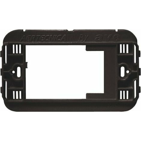 AERTECNICA - SUPPORTO ADATTATORE PER PLACCA SISTEMA 45 GRIGIO CHIARO NA678
