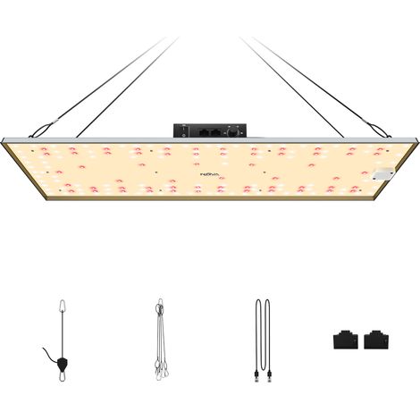 NovaGrove Pflanzenlampe LED Vollspektrum, 200W Grow Lampe für Growbox 60x120cm, Grow Light mit Dimmbar & Daisy Chain, EC20 (1/5)