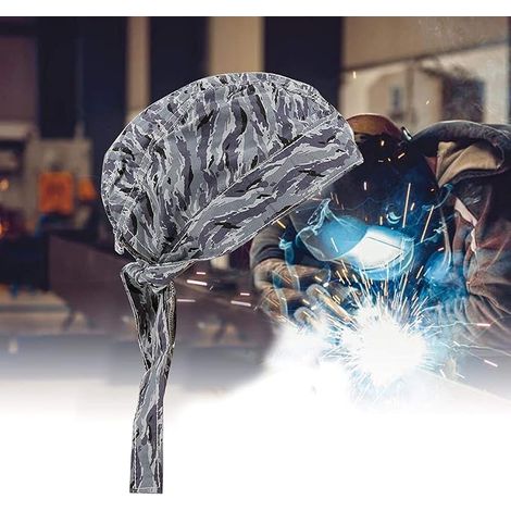 Head Protection Hat, Welding Helmet Welding Cap Protective Cap Adjustable Welding Scarf Welding Helmet Suitable for Mechanical Operations/Metal Processing (1/5)