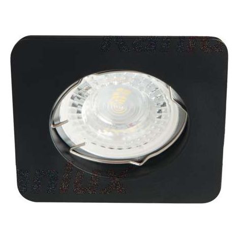 Kanlux NESTA spot encastré carré noir GX5.3/GU10 35W (1/3)