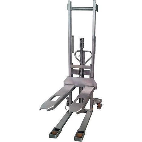 Carrello inox 304 - Sollevamento max 1650 mm - Carico max 1000kg - 10M/304